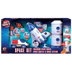 Set spatial 3 in 1 cu figurine Astro Venture (Statie spatiala