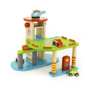 Set statie de benzina cu parcare lift si heliport