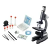 Set stiintific pentru copii Microscop metalic in valiza Edu Toys