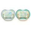 Set suzete silicon Avent Ultra Air 0-6 luni Night Star