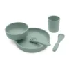 Set tacamuri bebelusi 5 piese Kikka Boo Platinum Silicon Sage