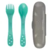 Set tacamuri cu cutie de calatorie Canpol 3 piese Turcoaz