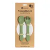 Set tacamuri din silicon PetiteMars Sweet Pea Verde TakeMatch