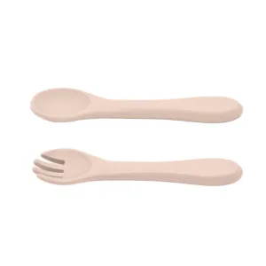 Set tacamuri din silicon PetiteMars fara BPA TakeMatch 6 luni+ bej