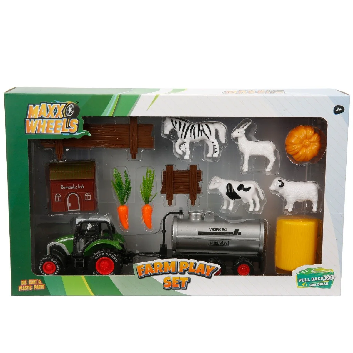 Set tractor cu accesorii agricole