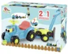 Set tractor ride cu remorca si cositoare Ecoiffier