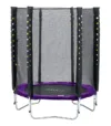 Set trambulina cu plasa de protectie Junior 140 cm Plum