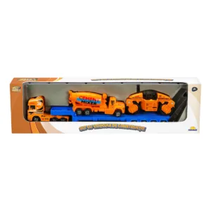 Set transportator cu vehicule de constructie