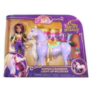 Set unicorn Rainbow si papusa Sophia