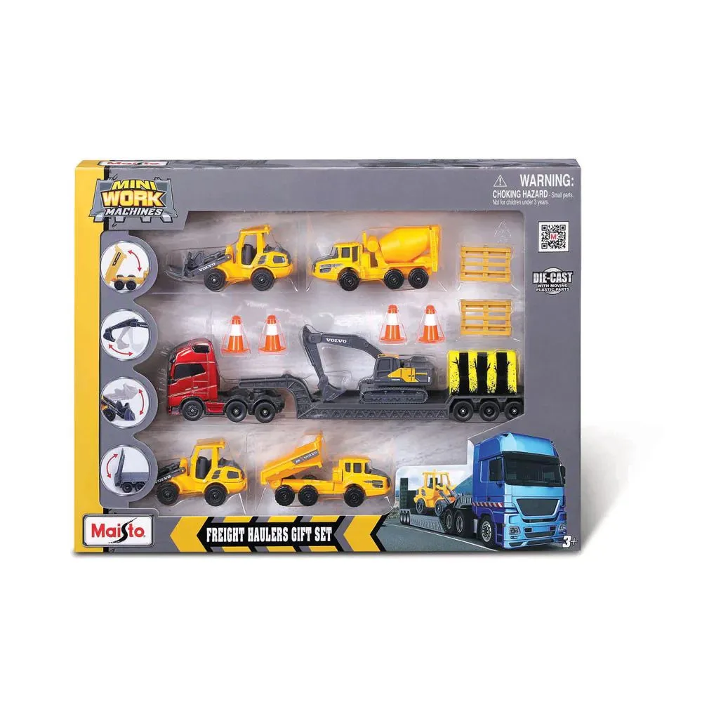 Set vehicule utilitare Maisto Mini Work Machines diverse modele