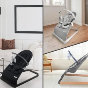 Sezlong pentru bebelusi Neno Chiaro black