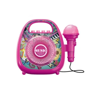 Sistem Karaoke Portabil pentru Copii cu Bluetooth si Microfon