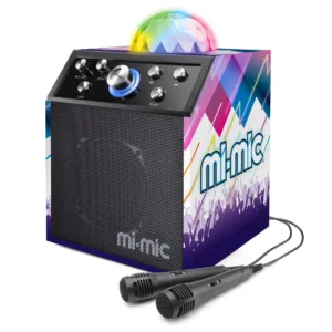 Sistem Karaoke cu 2 microfoane si boxa Mi Mic