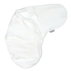 Sistem de infasare Amy bumbac muslin inchidere velcro Baby swaddle Puzzle alb