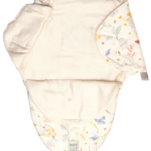 Sistem de infasare Nature Bamboo by Amy din bambus cu umplutura antialergic BabySoft + cadou rucsacel lunca bej