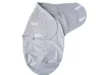 Sistem de infasat din bumbac pentru bebelusi inchidere velcro Sky Bunny Grey