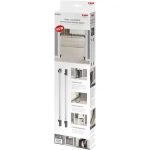 Sistem de instalare rapida EasyFix pentru porti de siguranta extensibile DesignLine aluminiu Reer 46051