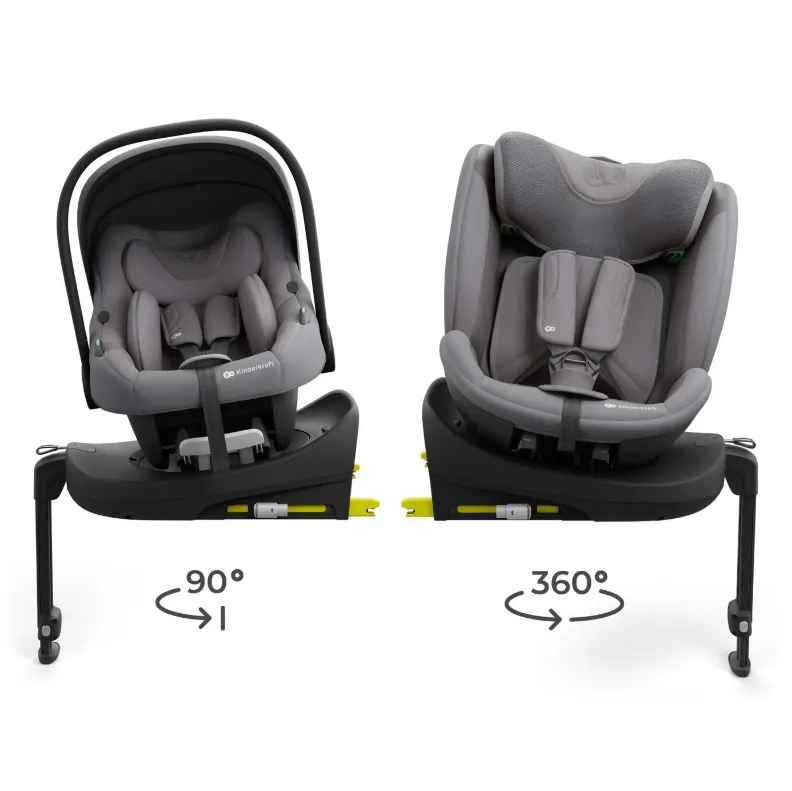 Sistem modular auto 3 in 1 Kinderkraft Endura safe grey