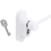 Sistem siguranta pentru geam cu cheie 21 cm Ikonka alb