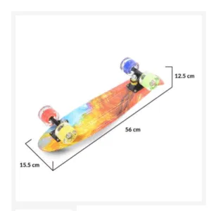 Skateboard 56 cm Byox Comics cu lumini Led