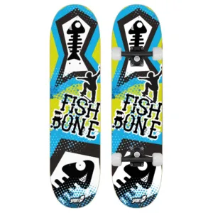 Skateboard Double ABEC1 80 cm Fish Bone Mandelli