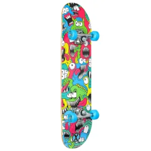 Skateboard pentru copii WB XOOTZ 79 cm Chompers sau Snake