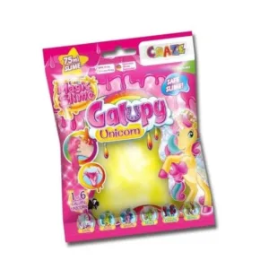 Slime magic in punguta cu figurina unicorn Craze Galupy 75 ml