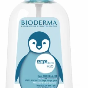 Solutie micelara Bioderma ABCDerm cu pompita inversa 1 l