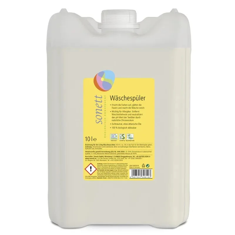 Solutie pentru clatirea rufelor ecologica 10l Sonett
