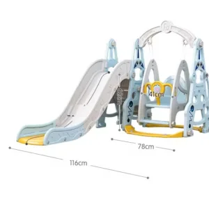 Spatiu de joaca 3 in 1  Nichiduta Garden Astronaut Arcada Blue cu Leagan convertibil