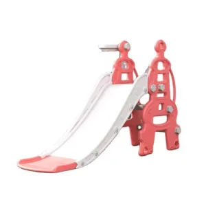Spatiu de joaca 4 in 1 Nichiduta Garden Tower Red cu tobogan