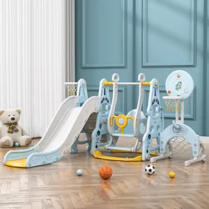 Spatiu de joaca 4in1 Nichiduta Garden Astronaut Blue cu tobogan
