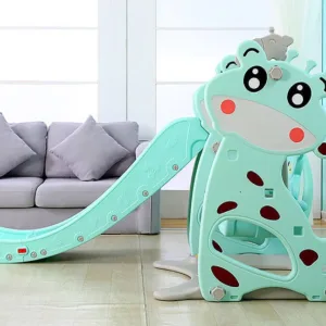 Spatiu de joaca Nichiduta Garden Deer Blue 3 in 1 cu Leagan