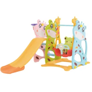 Spatiu de joaca Nichiduta Garden Deer Color 3 in 1 cu Leagan