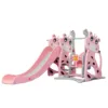 Spatiu de joaca Nichiduta Garden Deer Pink 3 in 1 cu Leagan