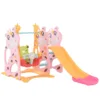 Spatiu de joaca Nichiduta Garden Deer PinkYellow 3 in 1 cu Leagan