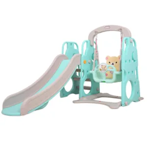 Spatiu de joaca Nichiduta Garden Moon and Stars Mint 3 in 1 cu Cos de baschet