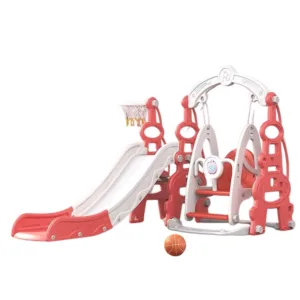 Spatiu de joaca Nichiduta Garden Tower Arcada Red 3in1 cu tobogan