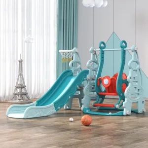 Spatiu de joaca Nichiduta Garden Tower II Blue cu Leagan convertibil