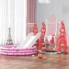 Spatiu de joaca Nichiduta Garden Tower Red 3in1 cu tobogan