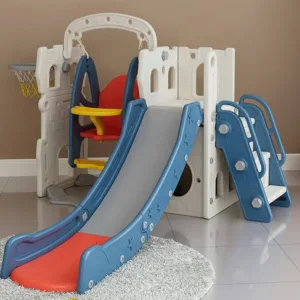 Spatiu de joaca pentru copii 3 in 1 Nichiduta Garden Blue