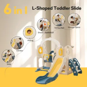 Spatiu de joaca pentru copii 3in1 Nichiduta Garden Blue de interiorexterior
