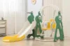 Spatiu de joaca pentru copii 3in1 Nichiduta Garden Green Dinosaur interiorexterior cu tobogan