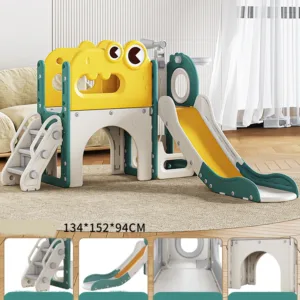 Spatiu de joaca pentru copii Nichiduta Garden greenwhite de interiorexterior