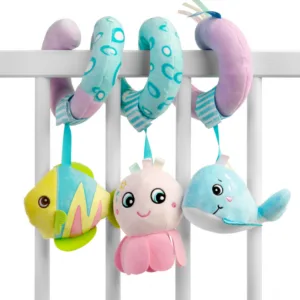 Spirala cu jucarii din plus pentru patutcarucior Sensillo Caracatita