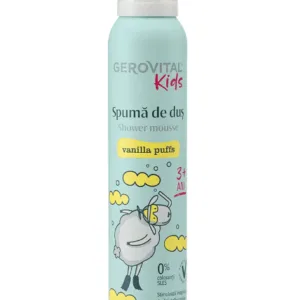 Spuma de dus pentru copii Gerovital Kids Vanilla Puffs 200 ml