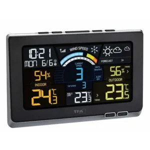 Statie meteo digitala Spring Breeze cu senzor extern wireless de temperatura