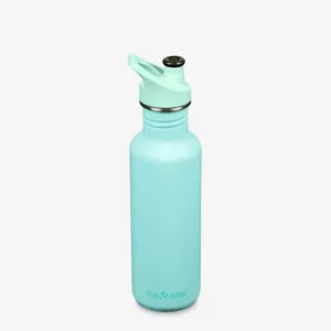 Sticla Klean Kanteen cu capac sport 800 ml Pastel Turquoise