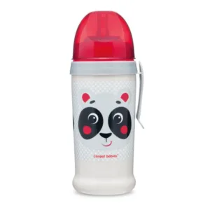 Sticla antivarsare cu pai 350 ml Canpol 12 luni +