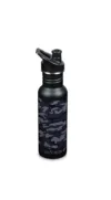 Sticla cu capac sport Klean Kanteen Classic Narrow Black Camo 532 ml